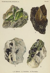 Titano-silicates, niobates, sphene, columbite, perovskite