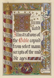 Title-page illustration for Illuminated Illustrations of the Bible by English School