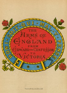 Title Page for the National Arms by English School