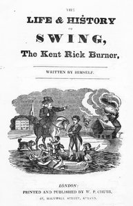 Title page to The Life and History of Swing, The Kent Rick Burner, 1830
