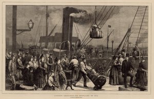 To Scotland by Sea - A Sketch at Irongate Wharf