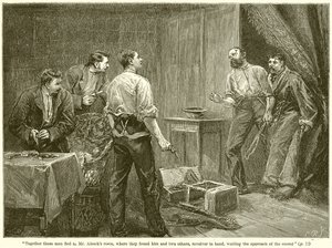 Together These Men Fled to Mr. Alcock
