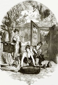 Toilet of a Japanese Lady by English School
