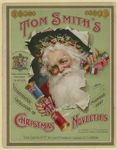 Tom Smith & Co Ltd, Christmas Novelties, Christmas Crackers, Brochure cover by English School