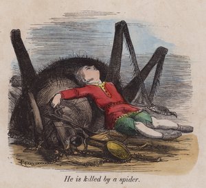 Tom Thumb Killed by a Spider