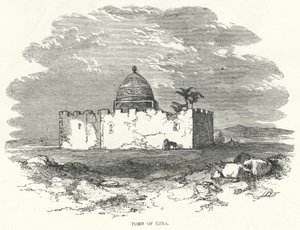 Tomb of Ezra (engraving) by English School