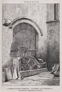 Tomb of King Cormac, Cashel Cathedral by English School