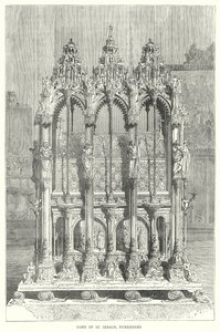 Tomb of St Sebald, Nuremberg (engraving) by English School