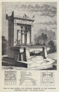 Tomb of the Lepere and Hittorff Families, in the Northern Cemetery, Paris