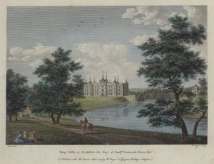Tong Castle, Shropshire, the Seat of Benjamin Channock Payne (engraving) by English School