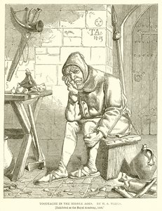 Toothache in the Middle Ages by English School