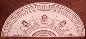 Top of Side Table by Robert Adam and Thomas Chippendale, Design Inlaid in Scagliola, c.1755