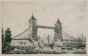 Tower Bridge, London by English School
