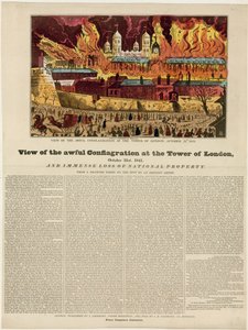 Tower of London Fire, 1841