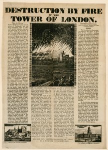 Tower of London Fire, 1841