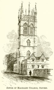 Tower of Magdalen College, Oxford by English School