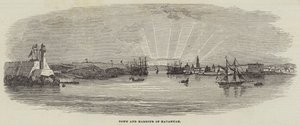 Town and Harbour of Havannah by English School