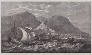 Town and Harbour of Syra, in the Grecian Archipelago