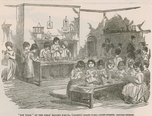 Toy Work at the Girls Ragged School, (Camel) Gray