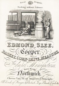 Trade Card, Edmond Slee by English School