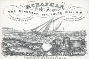 Trade Card, H Chapman by English School