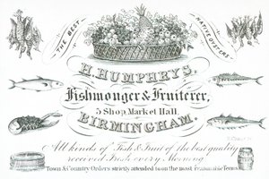 Trade card, H Humphreys by English School