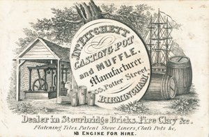 Trade card, Ino Fitchett by English School