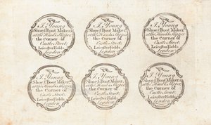 Trade Card, J Young by English School