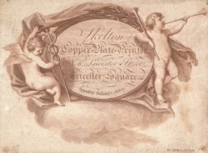 Trade Card, Skelton by English School