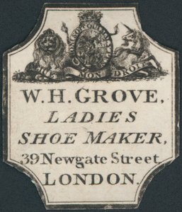 Trade Card, W H Grove