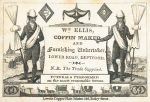 Trade card, William Ellis by English School