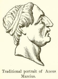 Traditional Portrait of Ancus Marcius by English School