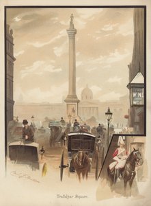 Trafalgar Square, London by English School