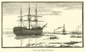 Training Ship off Grays