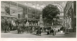 Transept Looking North, Great Exhibition, 1851