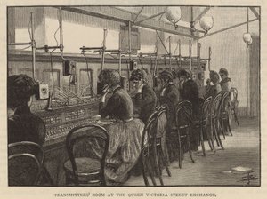 Transmitters Room at the Queen Victoria Street Exchange by English School