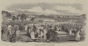 Trial of agricultural implements, Mickleover by English School