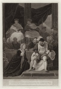 Trial of the Marriage of Henry VIII by English School