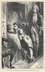Tristram Shandy, The Death of Le Fevre (engraving) by English School