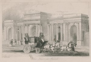 Triumphal Arch, Entrance to Hyde Park, London: The Four-in-Hand by English School