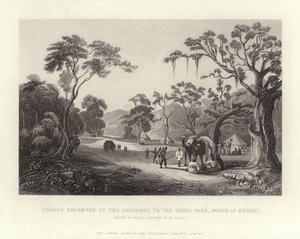 Troops Encamped at the Entrance to the Keree Pass