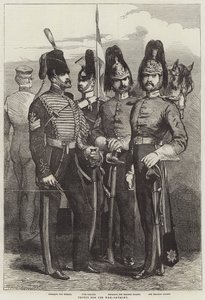 Troops for the War, Cavalry by English School