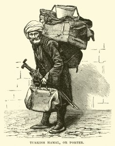 Turkish Hamal, or Porter by English School