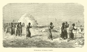 Turkoman Funeral Party by English School