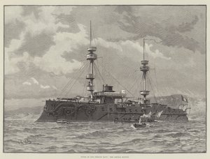 Types of the French Navy, the Amiral Baudin by English School