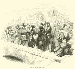 Under Military Law, March 1871 by English School