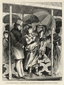 Unexpected and Unwelcome Thunder-Shower at Clapham Junction