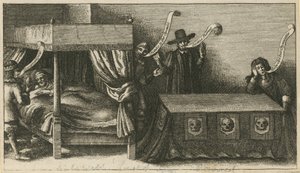 Unidentified Bedroom Scene by English School