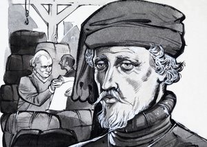 Unidentified Portrait of Merchant by English School