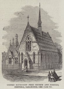 United Methodist Free Church and Schools, Nestfield, Darlington by English School